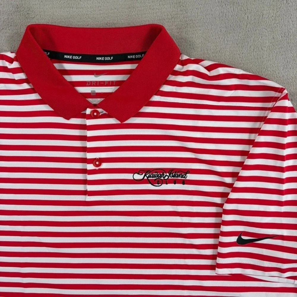 Nike Golf x Kiawah‎ Island Club Performance Victory Polo Shirt Men Large Dri Fit